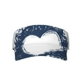 thumbnail image 2 of ZICANCN Sun Visors Hat for Women and Men, Fantasy Cartoon Heart Beach Hats, Sports Hat for Golf Tennis Running, 2 of 7