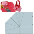 thumbnail image 2 of Clearance! DIY Fabric Foldable Food Basket Sewing Template with Instructions 8/10/12 Inch Handbag Quilting Template Creative Patchwork Stencils Basket Bag Template Sewing Ruler for DIY Ba Ruler,B, 2 of 9