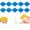 Blue B, variant on 2024 Automatic Needle Threader for Hand Sewing Embroidery Machine Supplies Tools Suitable All Kits,3 cm,Blue