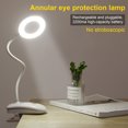 thumbnail image 1 of Gwong Electrónica Lámpara de escritorio Protección ocular recargable con clip mini lectura LED luz para estudio, 1 of 6