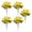 Yellow/5 Bundles, variant on Faux Mums for Outdoor Planters 5 Bundles Artificial Sunset Chrysanthemum Outside Porch Garden Autumn Flowers Decor No Fade Fall Flower Fake Fall Plants Orange