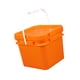 thumbnail image 5 of Cubo cuadrado resistente con asa y tapa, contenedor para almacenar alimentos para la cocina 8L 237x237x2095cm, 5 of 9