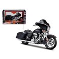 thumbnail image 1 of 2015 Harley Davidson Street Glide Black 1/12 modelo de motocicleta por Maisto Maisto 32328, 1 of 1