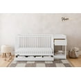 thumbnail image 5 of Graco Teddi 5-in-1 Convertible Baby Crib and Changer with Drawer, White, 5 of 11