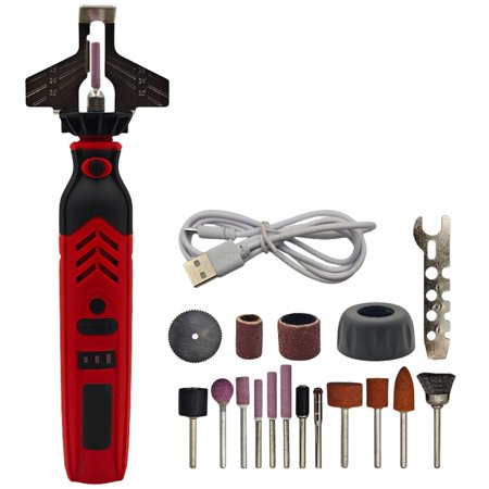 Convenient Cordless Electric Chainsaw Sharpener Set Handheld Sharpening Tool