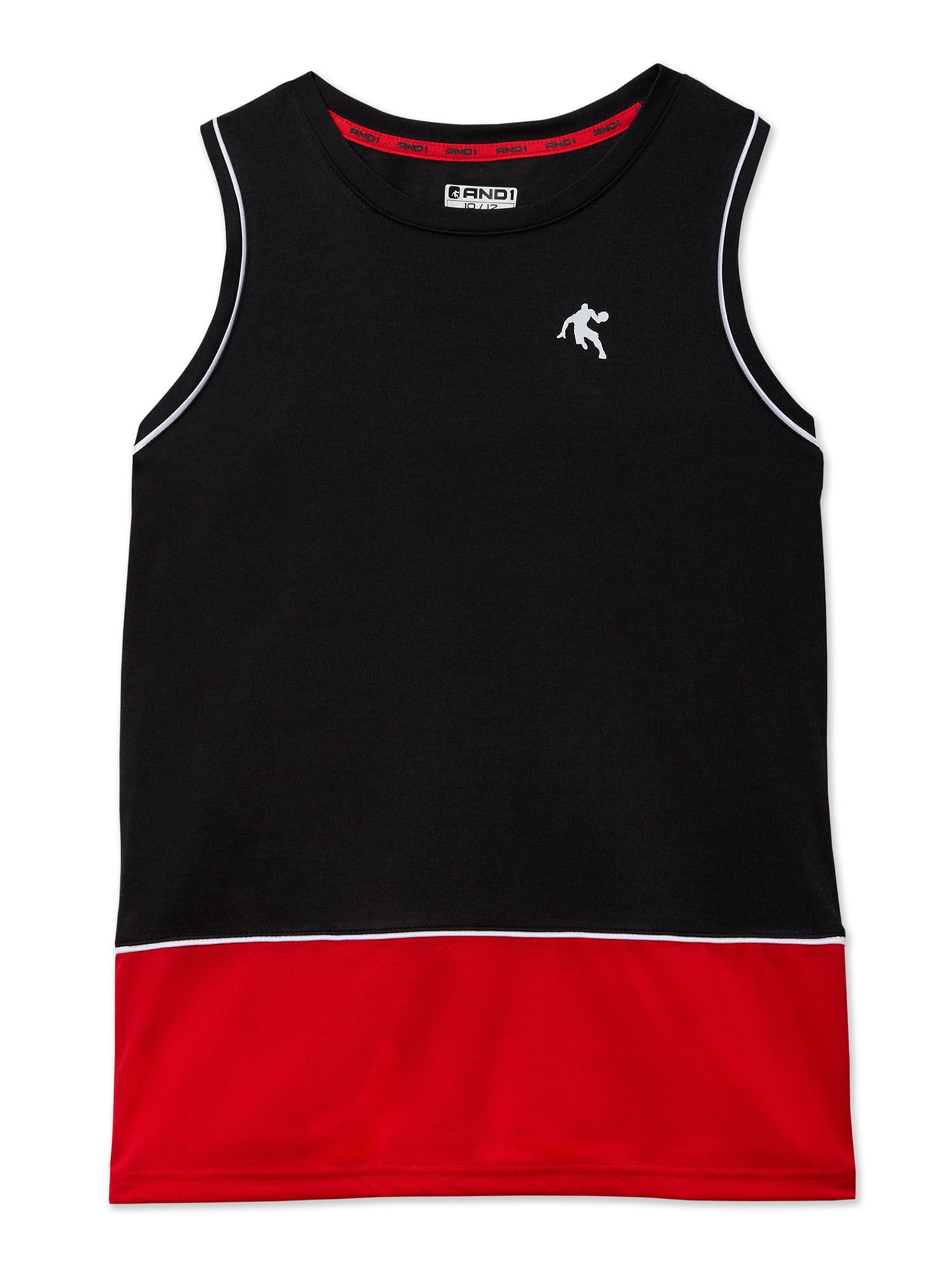 AND1 Boys Basketball Tank Top 2-Pack, Sizes 4-18