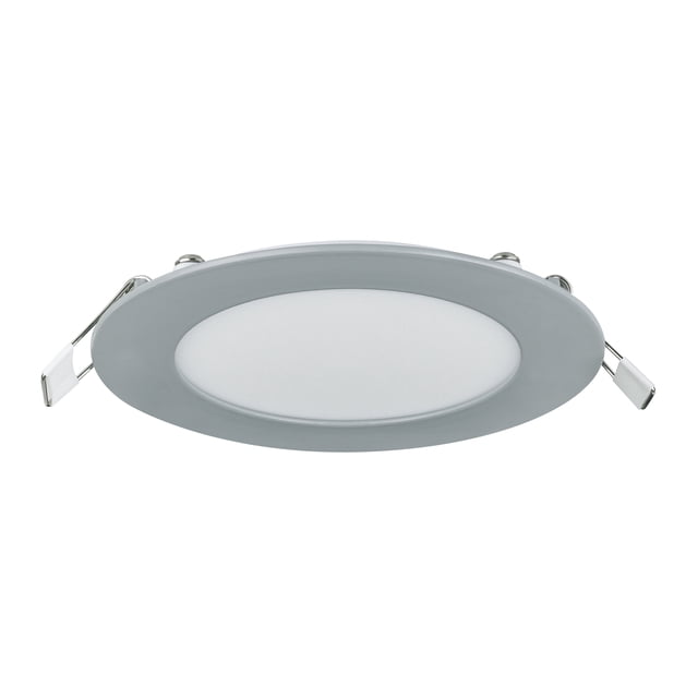Estevez Luminaria LED Empotrable Circular FLAT CCT 6W Plata – Temperatura Ajustable