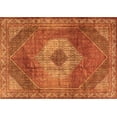 thumbnail image 1 of Ahgly Company Machine Washable Indoor Rectangle Persian Orange Traditional Area Rugs, 2' x 3', 1 of 1