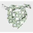 thumbnail image 3 of Bimba White Pine & Leaves Pure Silk Printed Head Bandanas Summer Neck Wrap Scarf 40 x 40 Inches, 3 of 6