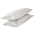 thumbnail image 3 of 2PCS Pillowcases Cotton Breathable Soft Pillow Protector Cover with Envelope Closure for Bedroom Hotel White, 3 of 7