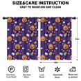 thumbnail image 2 of Blackout Kids Curtains,Cute Halloween Icons Pattern Childrens Insulated Curtains Set Of 2,Bedroom Essentials,Toddler Room Decor 42"x54", 2 of 5