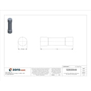Semiconductor Fuse, 40A, Fast-Acting, 600V AC, Cylindrical A60Q40-2