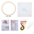 thumbnail image 1 of ziyahi Embroidery Thread Kit DIY Crossed Stitch Set Animal Type Starter Sewing Frame Tools, Type 1 No.01, 1 of 6