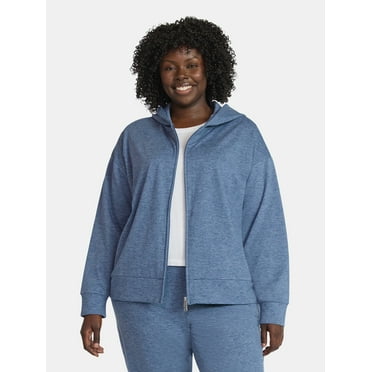 Athletic Works Women's and Women's Plus ButterCore Zip Up Hoodie, Sizes XS-4X