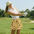 thumbnail image 6 of HELLHERO Built-in Shorts Women's Athletic Golf Skorts Skirts for Tennis Yoga, Golf Equipment Print Polyester Spandex Fabric Workout Tennis Skirt 2 Side Pockets, 6 of 9