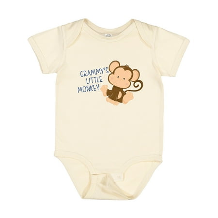 

Inktastic Grammy s Little Monkey Boys or Girls Baby Bodysuit