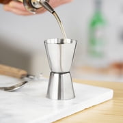 True Big Jig Stainless Steel Double Jigger, Home Bar, Party, 1oz and 1.5oz