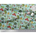 thumbnail image 3 of Soimoi Velvet Fabric Dot & Mix Vegetable Printed Fabric 1 Yard 58 Inch Wide, 3 of 3