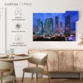 thumbnail image 5 of Elephant Stock Miami Downtown Skyline Aerial Wall Art - City Canvas Canvas By Susanne Kremer - 39" x 26", 5 of 8