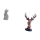 thumbnail image 5 of Escultura de resina con forma de animal, gato, ciervo, adorno coleccionable decorativo para sala de estar, dormitorio, entrada, estantería, mesita de, 5 of 8