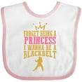 thumbnail image 3 of Inktastic Karate Princess Girls Martial Arts Girls Baby Bib, 3 of 4