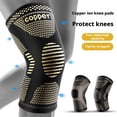 thumbnail image 3 of Athletic Knee Pads for Sports Protection, S - 2XL Sizes, Copper + Polyester Material, Odor - Preventing and Breathable, 3 of 8