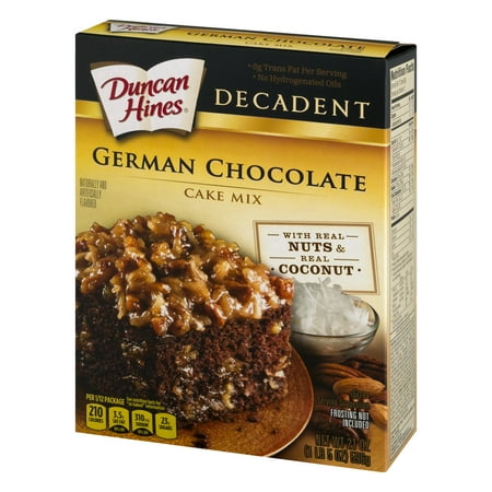 Duncan Hines Decadent German Chocolate Cake Mix Duncan Hines Decadent German Chocolate Cake Mix