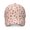 Strawberry and Heart Pink Pattern, variant on Strawberry and Girl Pink Pattern Baseball Cap, Structured Flat Bill Hat with Snap Closure & Sweatband, Breathable Eyelets Gifts for Sports Outdoor Travel