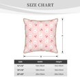 thumbnail image 4 of Fotbe Rabbit And Cherry Pattern Velvet Decorative Throw Pillow Covers with Elegant Piping, Soft Plush Cushion Cover for Sofa, Bed, Car, Office-16"x16", 4 of 8