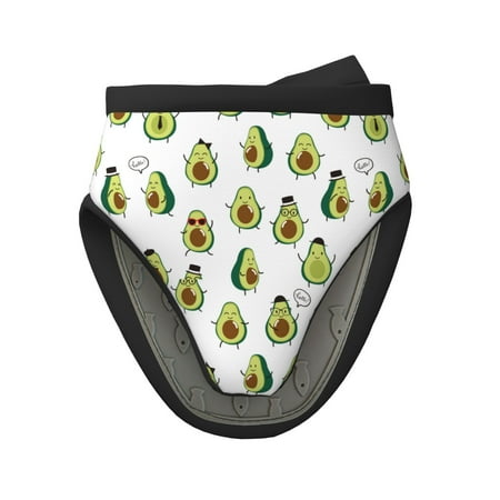 

Lukts Avocado Friends for Silicone Oven Mitts Heat Resistant Silicone Potholders Mini Oven Mitts Oven Glove Kitchen Mittens Pinch Mitts Cooking Mitts