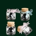 thumbnail image 3 of U8MO 1X Cork Stopper Glass Vial Jars Gift Containers Bottle Wishing Bottle DIY 50ML-Purple, 3 of 4