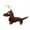 Dark brown, variant on Lovely Dachshund Dog Keychain Pendant Cute PU Leather Animal Pendant Jewelry
