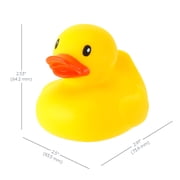 Infantino Fun Time Duck Baby Bath Toy, Squeezable Floating Duck, BPA-Free, Infant & Toddler Bath Toy, Yellow