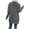 thumbnail image 4 of My Items VOESLSOO Long Cardigans For Women Lightweight,Womens Tops Dressy Casual Long Sleeve Long Cardigan Sweaters For Women With Pockets Boho Tops For Women Plus Size Cotton Fall Outwear Fashion, 4 of 4