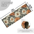 thumbnail image 5 of Yayeee Runner Rug for Bedroom 2'x6' Machine Washable Hallway Non Slip Mat, Gray Floral Pattern, 5 of 8