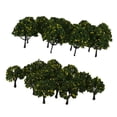 thumbnail image 1 of 40 Piezas Modelo de árbol de Frutas Amarillas Z Escala Tren de Ferrocarril Decoración DIY Parte Zulema Árboles de frutas amarillas en miniatura, 1 of 8