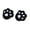 Black, variant on 2x Tennis Vibration Dampeners - Racket Shock Absorbers - Great for Racquetball, Squash, Badminton And More - Various Funny Animal Shape to Choose Black