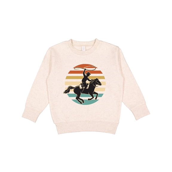 Inktastic Rodeo Team Roping Cowboy Toddler Sweatshirt