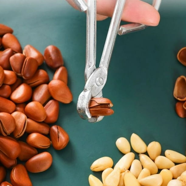 Pinzas para Cascar Nuez, Herramienta Completa para Cascar, Cascanueces Pequeño, Pinza para Melón Doméstica, Herramienta para Abrir Nueces