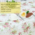 thumbnail image 4 of Unique Bargains Vinyl Tablecloth Wedding/Parties Decoration, Seamless  Oil, 4 of 7