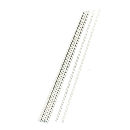 Unique Bargains 10pcs Machinery Parts Model Component Stainless Steel Round Bar 250x3mm