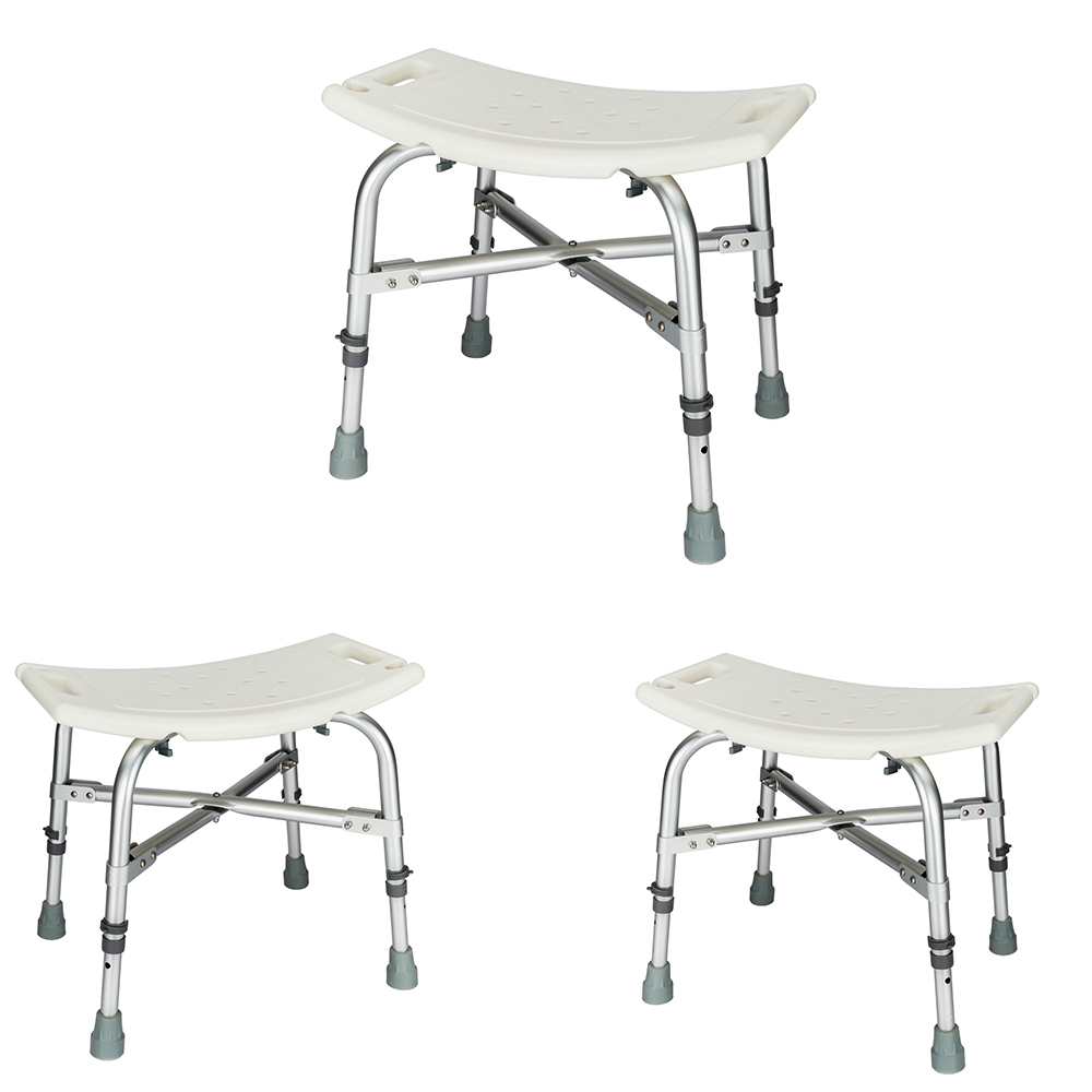 Peroptimist CST3021 Portable Furniture Bath Stool Adjustable Aluminum