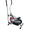 Sunny Health & Fitness SF-E1405 Chain Drive Flywheel Elliptical Trainer Elliptical Machine w/ LCD Monitor