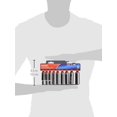thumbnail image 3 of Apex Tool Group CSAS6N 0.37 in. Drive 6 Point SAE Deep Socket Set, Nickel Chrome - 9 Piece, 3 of 3