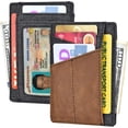 thumbnail image 2 of LAICAIW Slim Wallet RFID Front Pocket Wallet Minimalist Secure Thin Credit Card Holder, 2 of 6