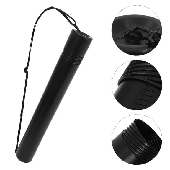 Mobestech Poster Tube Plastic for Architects with Adjustable 52-93in 1Pack