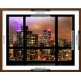 thumbnail image 3 of Window View, Empire State Building and New Yorker Hotel Views by Night, Times Square, NYC, Framed Art Print Wall Art by Philippe Hugonnard Sold by Art.Com, 3 of 3