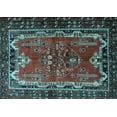 thumbnail image 1 of Ahgly Company Indoor Rectangle Persian Light Blue Traditional Area Rugs, 4' x 6', 1 of 4