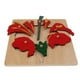 thumbnail image 3 of Bebé Educativo Montessori Rompecabezas de de Tablero de Clavijas Juguete para Diversión Flor Baoblaze Clavija de madera Jigsaw Puzzle Toy, 3 of 8