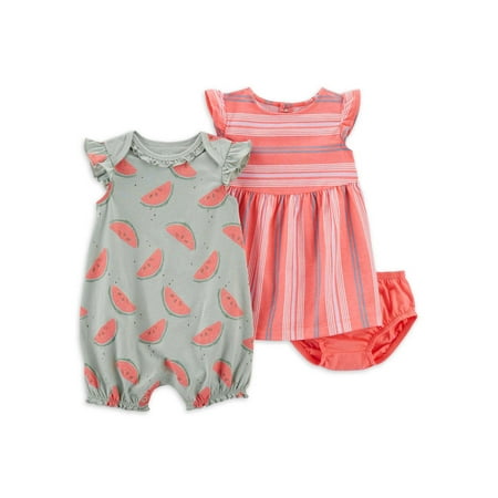 

Carter s Child Of Mine Baby Girls Stripe Bodysuit 1-Piece Sizes 0-24 Months